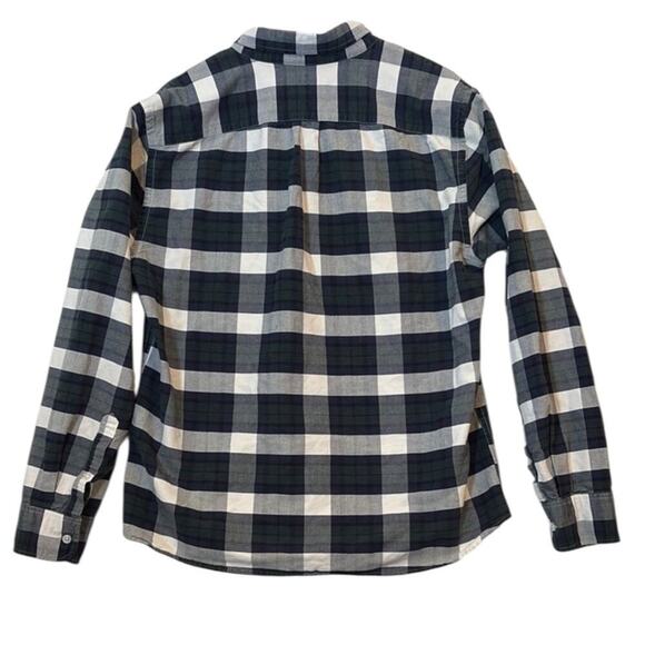 J. Crew Plaid Blue and Green Casual Button Down Shirt Large - Picture 2 of 8